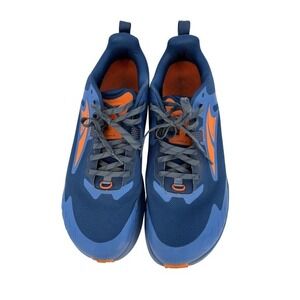 Altra Timp 5 Mens Trail Running Shoes Navy Blue Orange Vibram Size 14